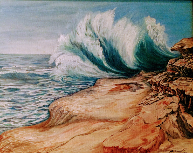 Ocean Wave - Oils Art